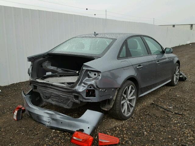 WAUBFAFL6GN011447 - 2016 AUDI A4 GRAY photo 4