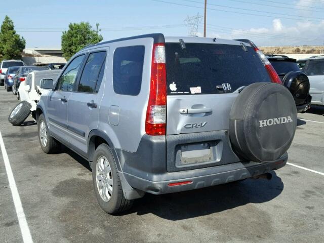 JHLRD78855C010367 - 2005 HONDA CR-V SILVER photo 3