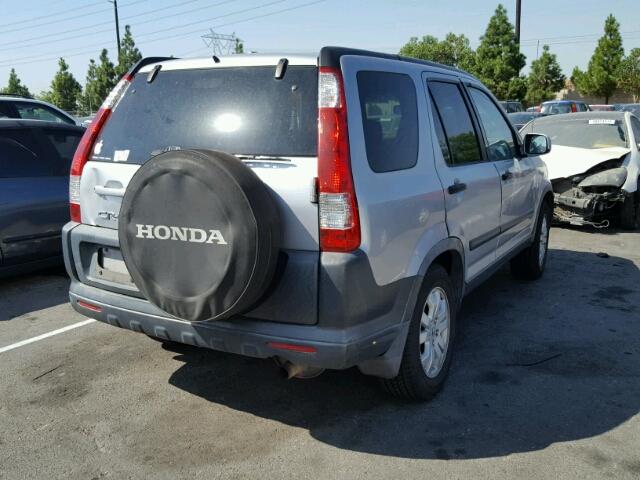 JHLRD78855C010367 - 2005 HONDA CR-V SILVER photo 4