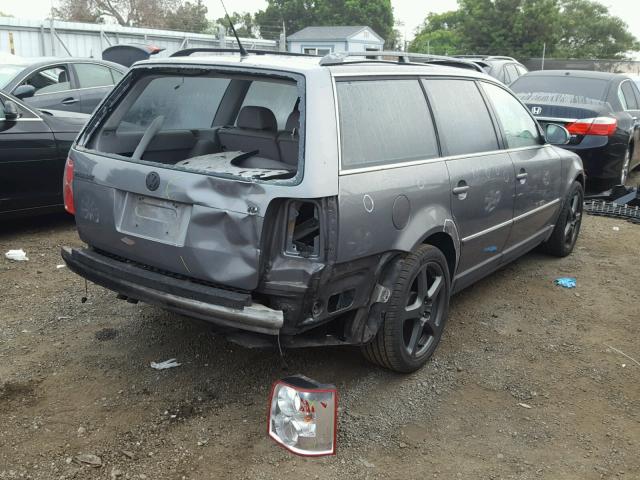 WVWNE63B95E112829 - 2005 VOLKSWAGEN PASSAT GL GRAY photo 4