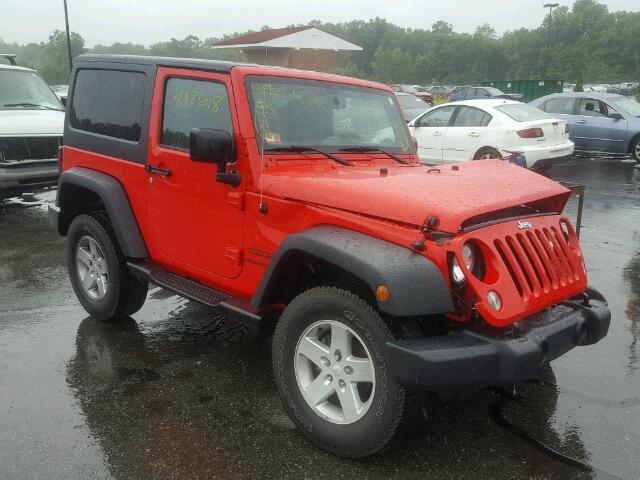 1C4AJWAG4FL505157 - 2015 JEEP WRANGLER S 红色 照片 1