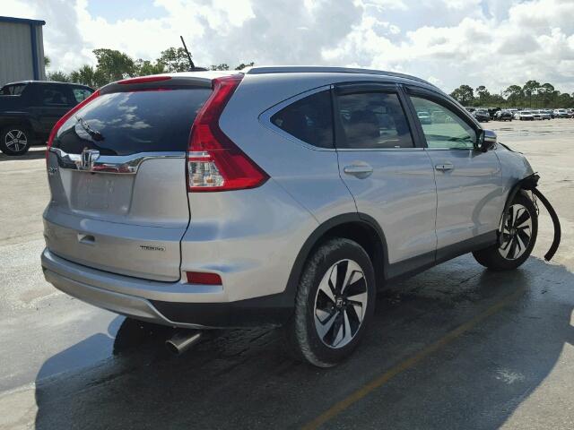 5J6RM3H98GL009371 - 2016 HONDA CR-V SILVER photo 4