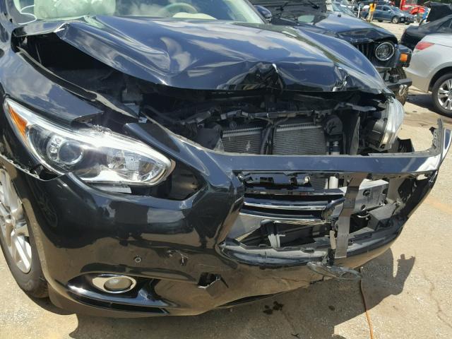 5N1AL0MN5EC555464 - 2014 INFINITI QX60 BLACK photo 9