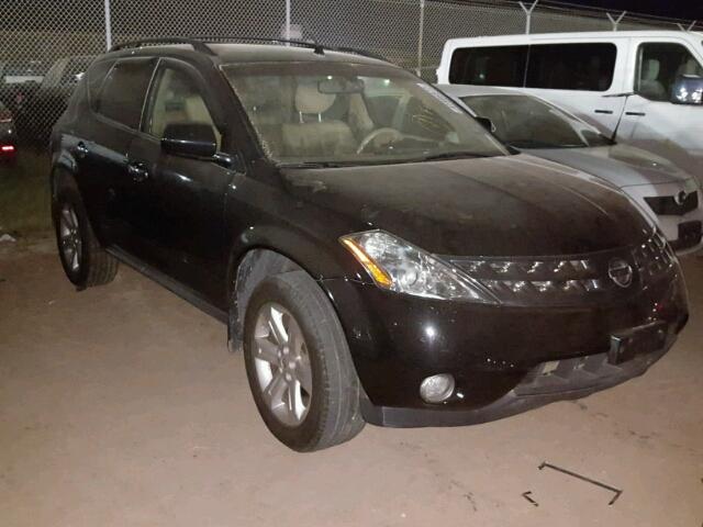 JN8AZ08W87W667946 - 2007 NISSAN MURANO SL BLACK photo 1