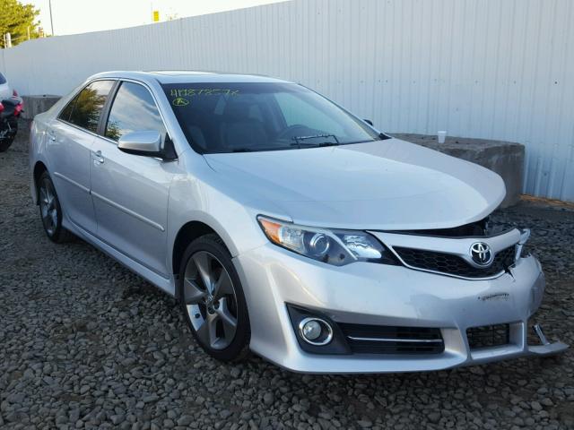 4T1BK1FK1CU500260 - 2012 TOYOTA CAMRY SE GRAY photo 1