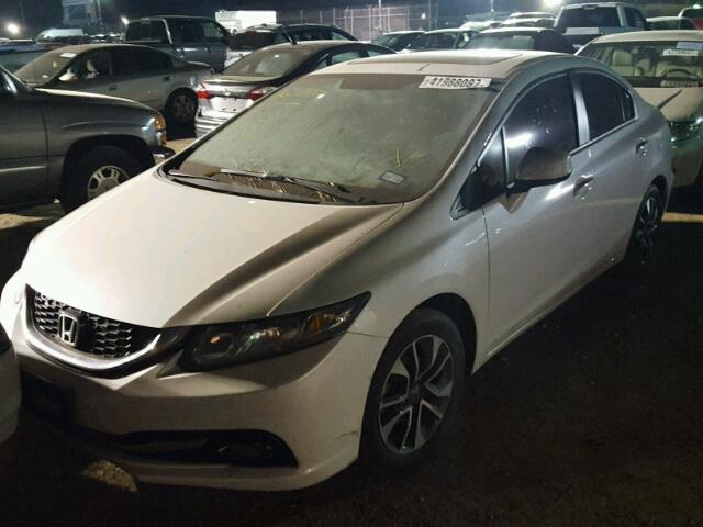 19XFB2F9XDE041089 - 2013 HONDA CIVIC EXL WHITE photo 1