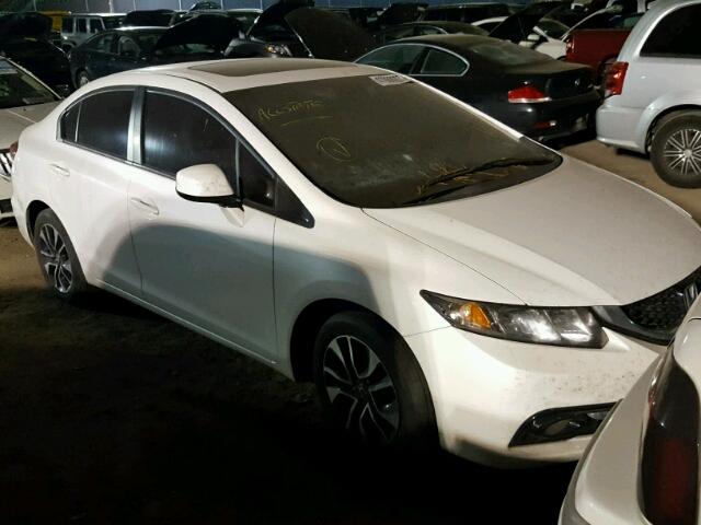 19XFB2F9XDE041089 - 2013 HONDA CIVIC EXL WHITE photo 2