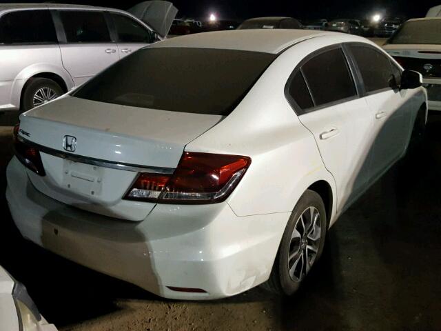 19XFB2F9XDE041089 - 2013 HONDA CIVIC EXL WHITE photo 4