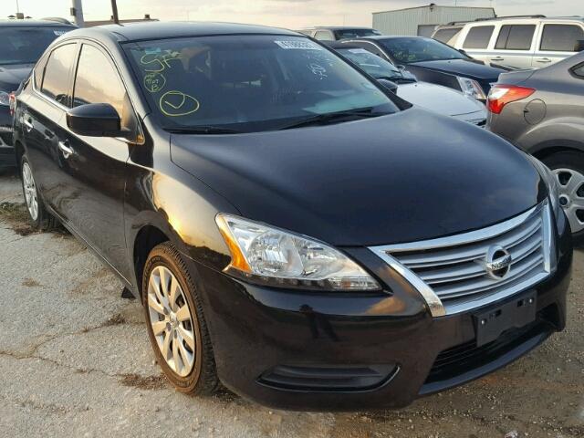 3N1AB7AP6FY230744 - 2015 NISSAN SENTRA BLACK photo 1