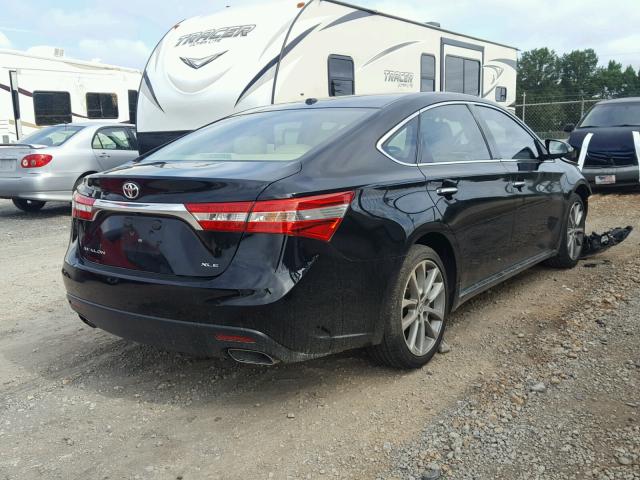 4T1BK1EB8EU103181 - 2014 TOYOTA AVALON BAS BLACK photo 4