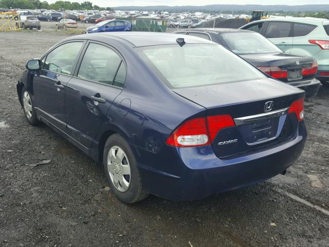 2HGFA1F36BH545473 - 2011 HONDA CIVIC VP BLUE photo 3