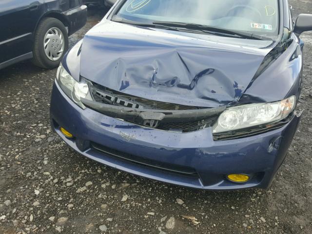 2HGFA1F36BH545473 - 2011 HONDA CIVIC VP BLUE photo 9