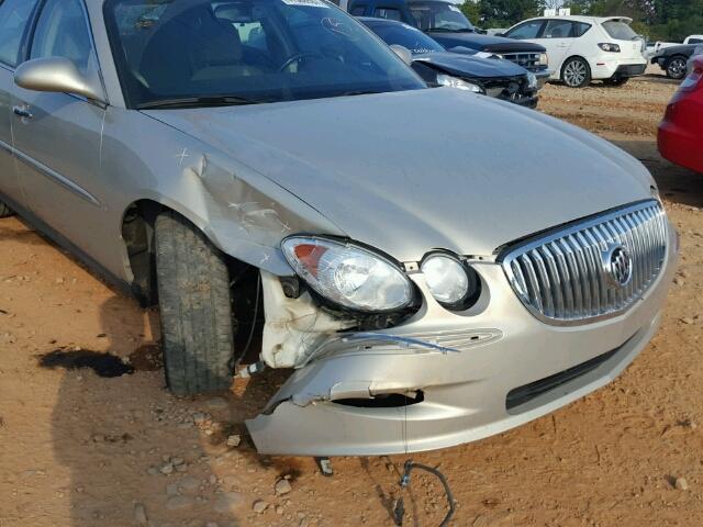 2G4WC582381200581 - 2008 BUICK LACROSSE TAN photo 9