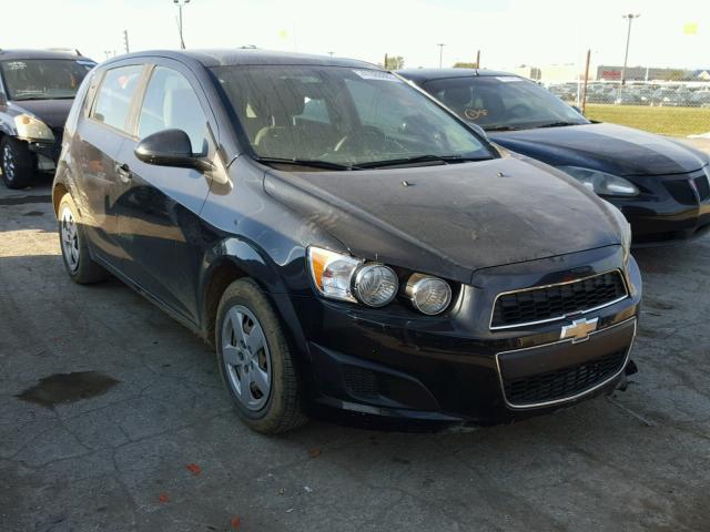 1G1JA6SH9E4150477 - 2014 CHEVROLET SONIC LS BLACK photo 1