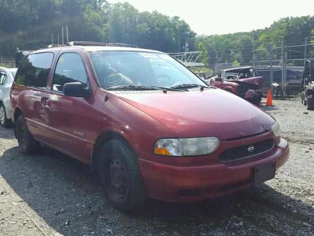 4N2XN11T4XD802503 - 1999 NISSAN QUEST SE RED photo 1