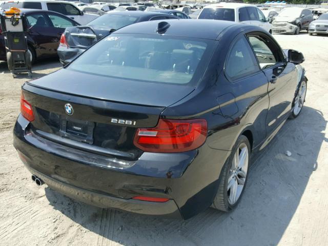 WBA1F5C57EVV99252 - 2014 BMW 228 I BLACK photo 4