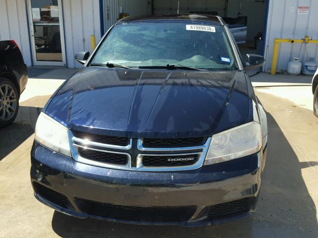 1B3BD4FB6BN540490 - 2011 DODGE AVENGER EX BLUE photo 9