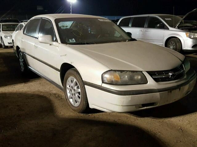 2G1WF52E849241372 - 2004 CHEVROLET IMPALA WHITE photo 2