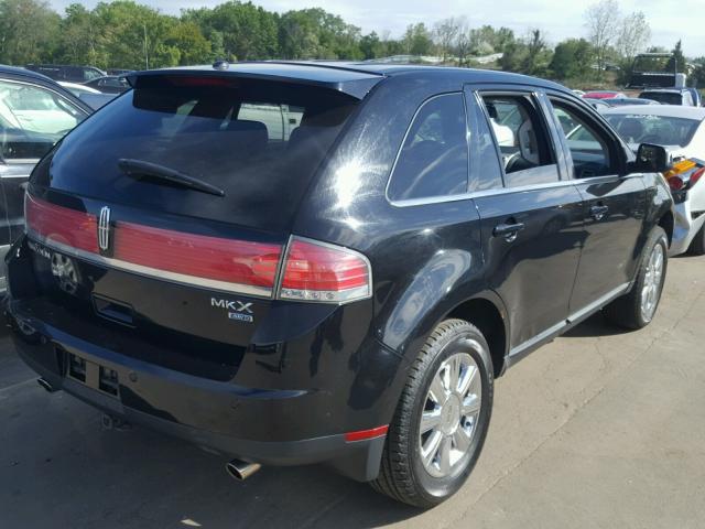 2LMDU88C87BJ13111 - 2007 LINCOLN MKX BLACK photo 4