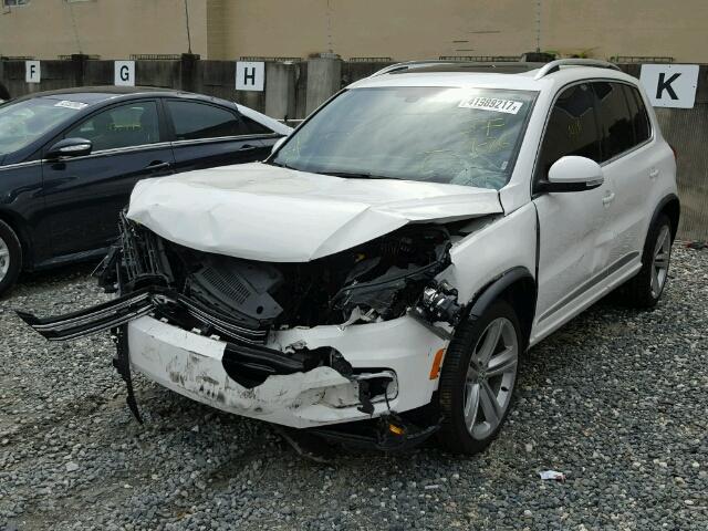 WVGAV3AX5EW023339 - 2014 VOLKSWAGEN TIGUAN WHITE photo 2