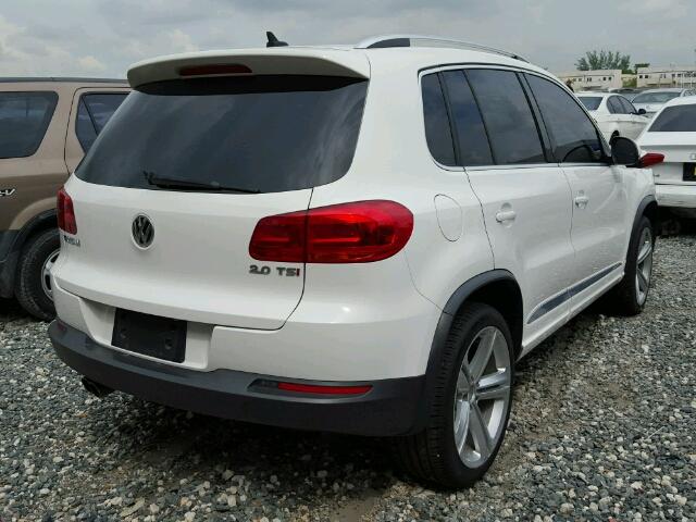 WVGAV3AX5EW023339 - 2014 VOLKSWAGEN TIGUAN WHITE photo 4