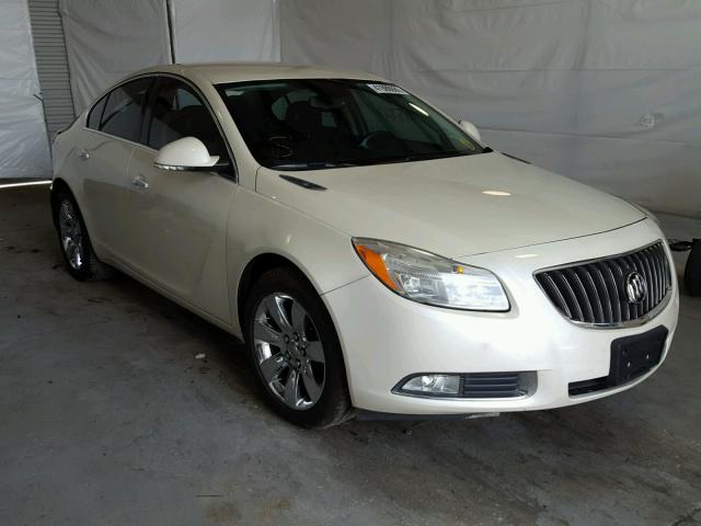 2G4GS5EV1C9214723 - 2012 BUICK REGAL PREM WHITE photo 1