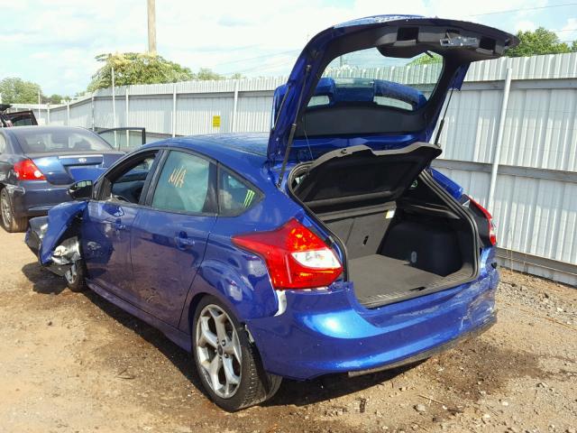 1FADP3L92DL319046 - 2013 FORD FOCUS ST BLUE photo 3