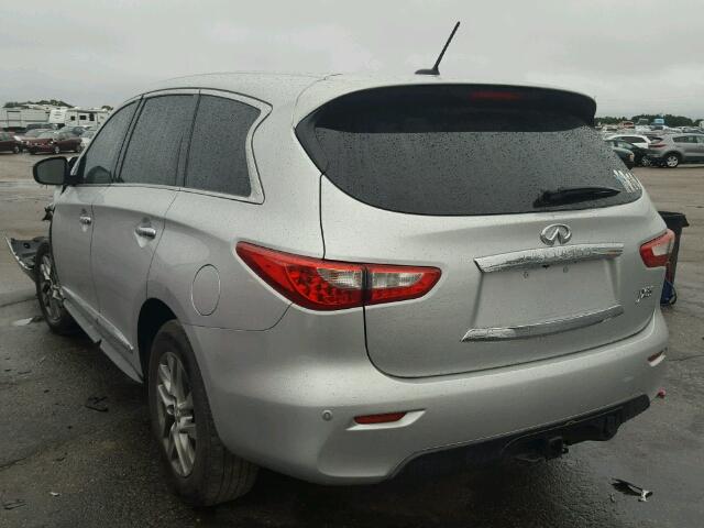 5N1AL0MM1DC335874 - 2013 INFINITI JX35 BASE SILVER photo 3