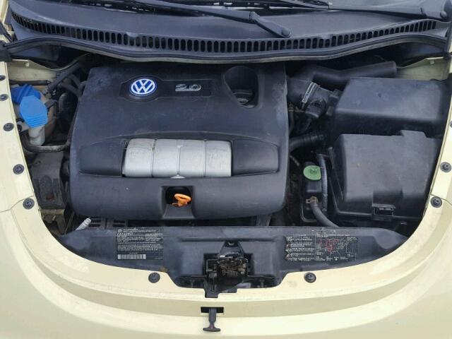 3VWCK21Y33M317325 - 2003 VOLKSWAGEN NEW BEETLE ყვითელი ფოტო 7