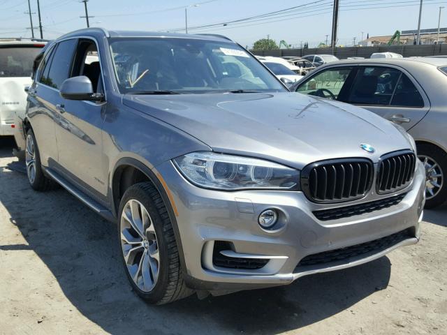 5UXKR6C51F0J78693 - 2015 BMW X5 XDRIVE5 GRAY photo 1