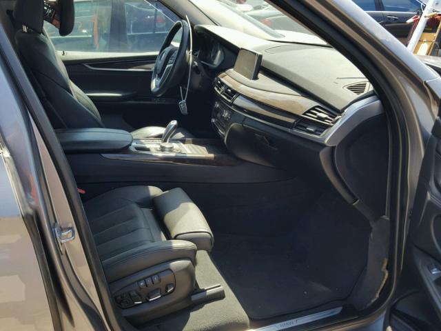 5UXKR6C51F0J78693 - 2015 BMW X5 XDRIVE5 GRAY photo 5