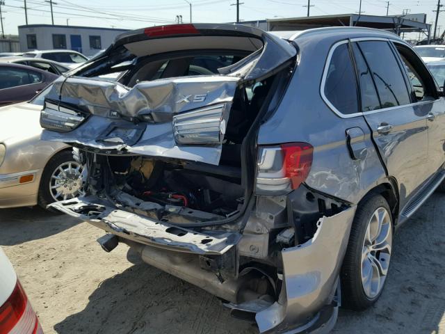 5UXKR6C51F0J78693 - 2015 BMW X5 XDRIVE5 GRAY photo 9