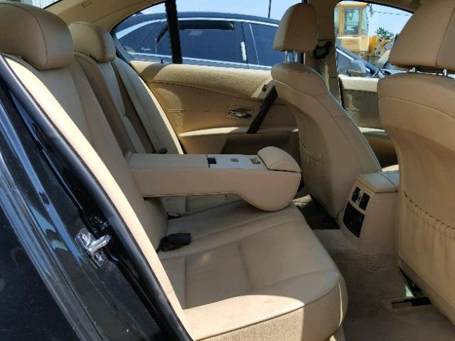 WBANF33527CW69048 - 2007 BMW 525 XI BLACK photo 6