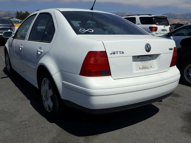 3VWSG29M71M058575 - 2001 VOLKSWAGEN JETTA GLS WHITE photo 3