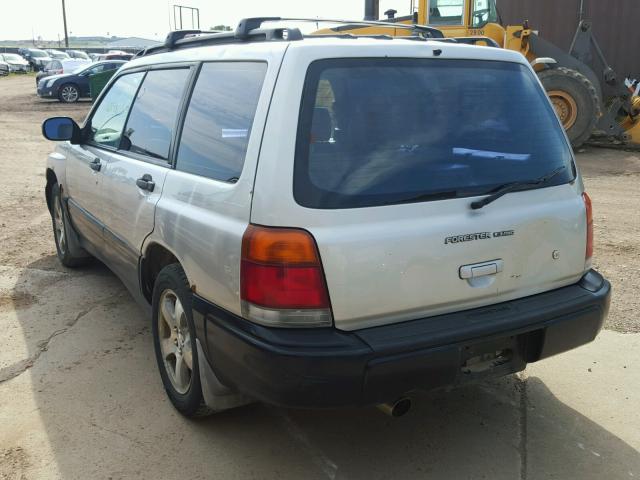 JF1SF6554XH711538 - 1999 SUBARU FORESTER S SILVER photo 3