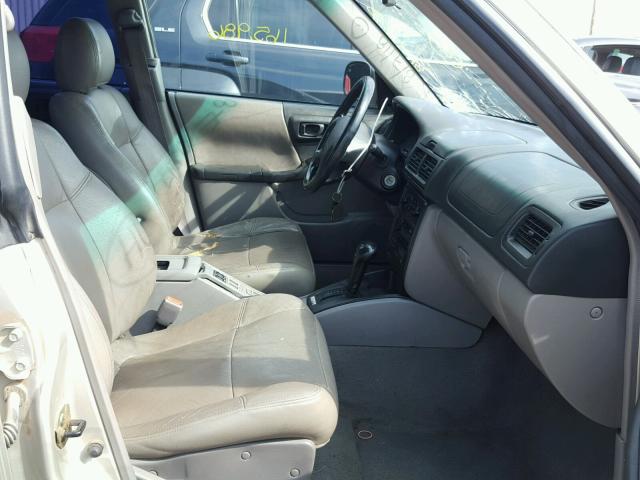 JF1SF6554XH711538 - 1999 SUBARU FORESTER S SILVER photo 5