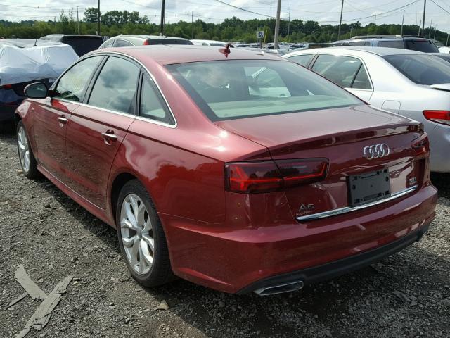 WAUH2BFC9HN128159 - 2017 AUDI A6 PRESTIG RED photo 3