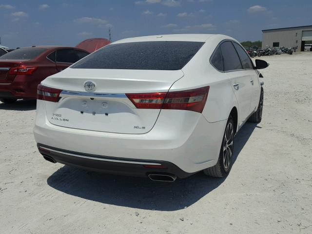 4T1BK1EB2HU253632 - 2017 TOYOTA AVALON XLE WHITE photo 4