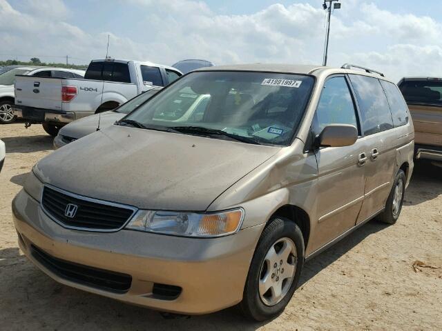 2HKRL18631H531209 - 2001 HONDA ODYSSEY EX TAN photo 2