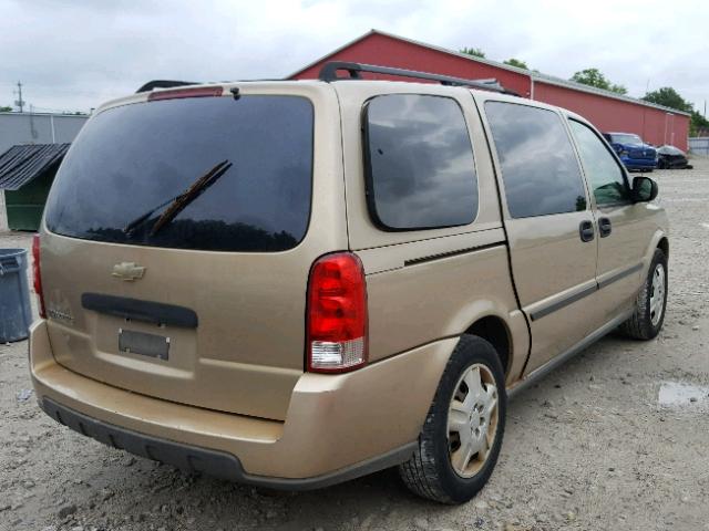 1GNDV23L46D111180 - 2006 CHEVROLET UPLANDER L 棕色 照片 4