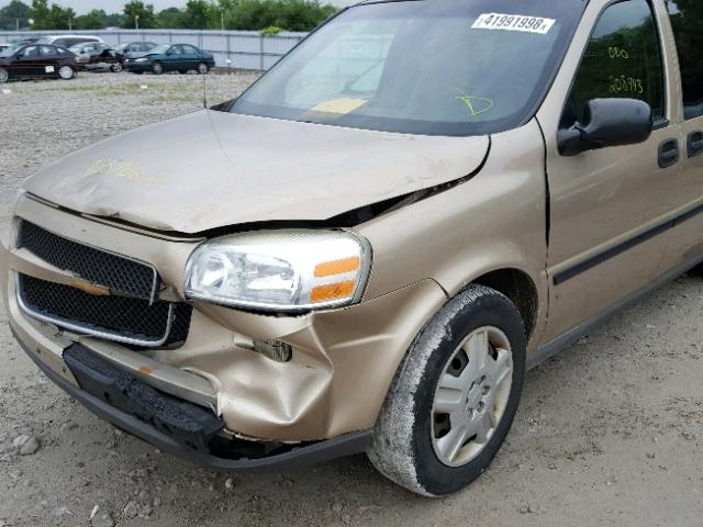 1GNDV23L46D111180 - 2006 CHEVROLET UPLANDER L 棕色 照片 9