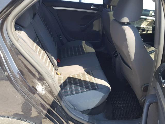 3VWDA71K09M145845 - 2009 VOLKSWAGEN GLI შავი ფოტო 6