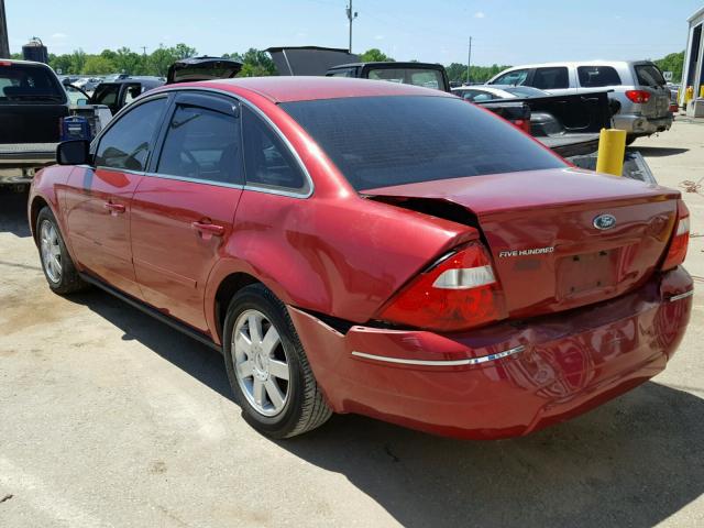 1FAFP23115G162830 - 2005 FORD FIVE HUNDR RED photo 3