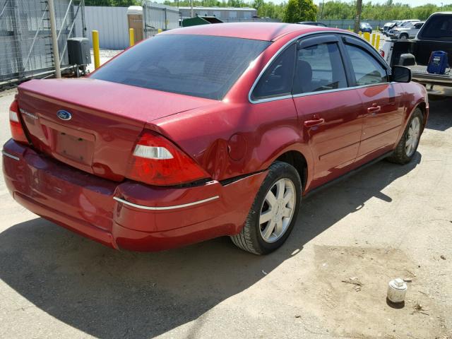 1FAFP23115G162830 - 2005 FORD FIVE HUNDR RED photo 4