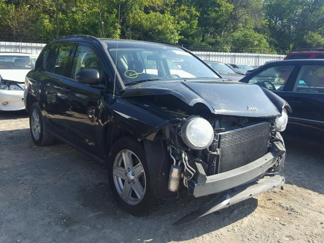 1J8FT47048D773601 - 2008 JEEP COMPASS SP BLACK photo 1