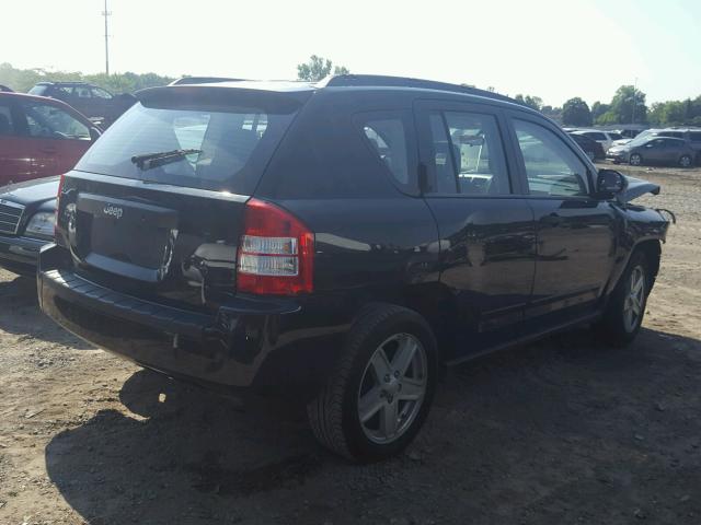 1J8FT47048D773601 - 2008 JEEP COMPASS SP BLACK photo 4