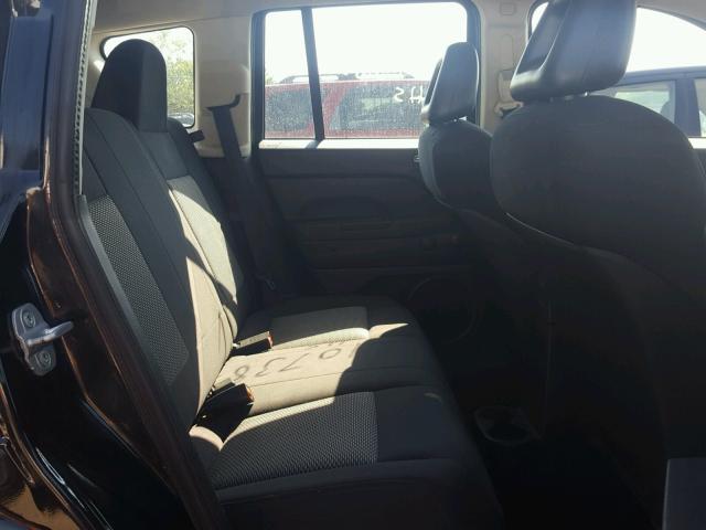 1J8FT47048D773601 - 2008 JEEP COMPASS SP BLACK photo 6