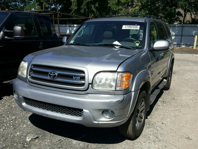 5TDBT48AX3S137808 - 2003 TOYOTA SEQUOIA LI GRAY photo 2