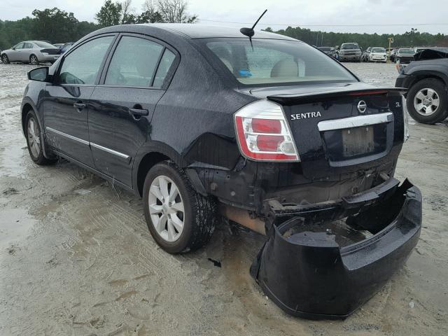 3N1AB6AP1BL647447 - 2011 NISSAN SENTRA 2.0 BLACK photo 3