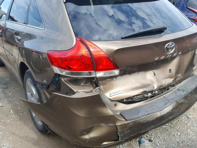 4T3BK11A79U011893 - 2009 TOYOTA VENZA BASE TAN photo 9